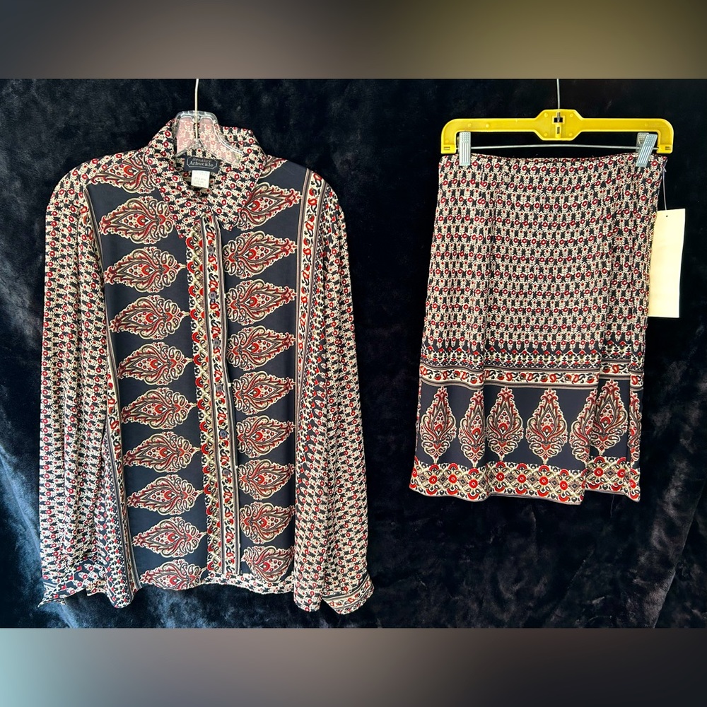 Vintage 2-Piece Skirt Set